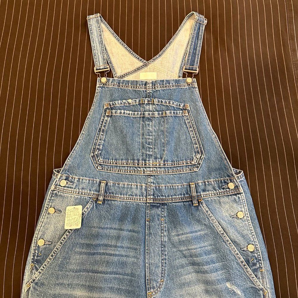 NWT Free People overall jeans size: XL